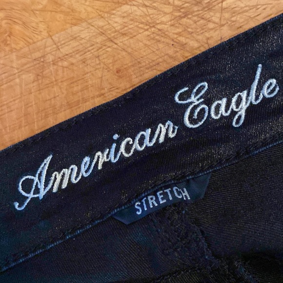 NWOT AMERICAN EAGLE shimmer jeggings size women’s 4 - Picture 10 of 11